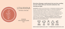 Load image into Gallery viewer, Rewind Anti-Ageing Elixir - Lowanna Skin Care
