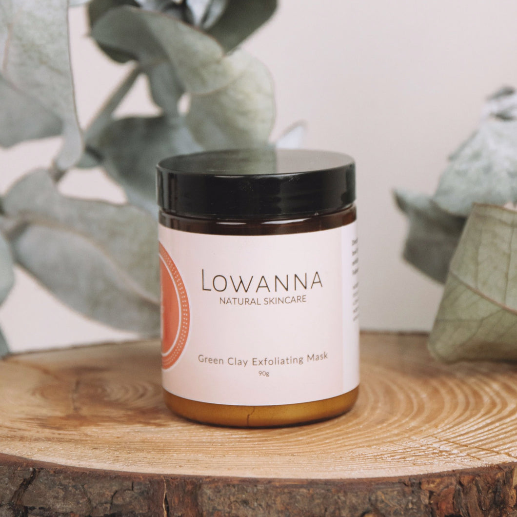 Green Clay Exfoliating Mask - Lowanna Skin Care