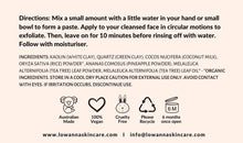 Load image into Gallery viewer, Green Clay Exfoliating Mask - Lowanna Skin Care
